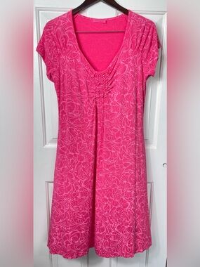 Fresh Produce Womens L  Abstract Print Emma  Shift Dress Large